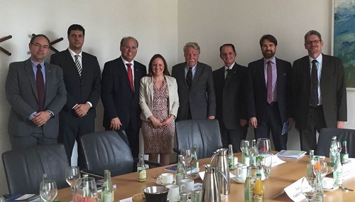 Dipl.-Pol. Luise Freitag, Referentin und Förderbeauftragte mit der politischen Delegation aus Brasilien