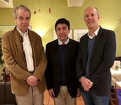 Profesor Dr. Jürgen Kähler, Profesor Dr. Francisco Castañeda und Profesor Dr. Victor Randall